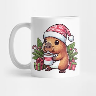 Festive capybara Mug